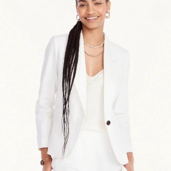 J. Crew | White Parke Blazer, 4 - Picture 1 of 13